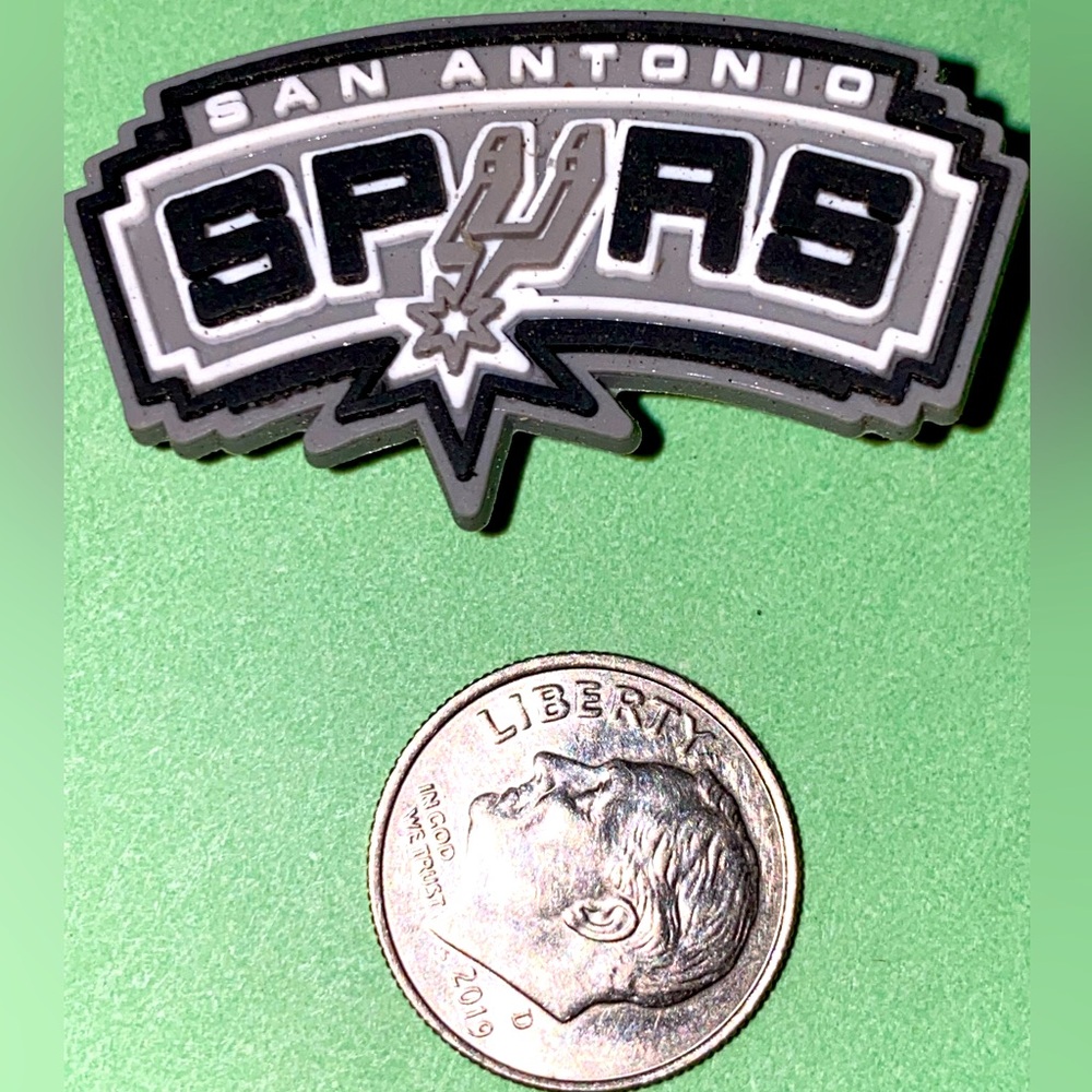 (10 for $15) San Antonio Spurs Basketball 🏀 NBA Crocs Shoe Charms